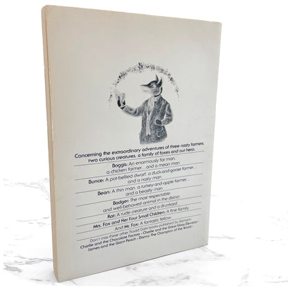 Fantastic Mr. Fox by Roald Dahl & Illustrated by Donald Chaffin [FIRST PAPERBACK PRINTING] 1978 • Bantam