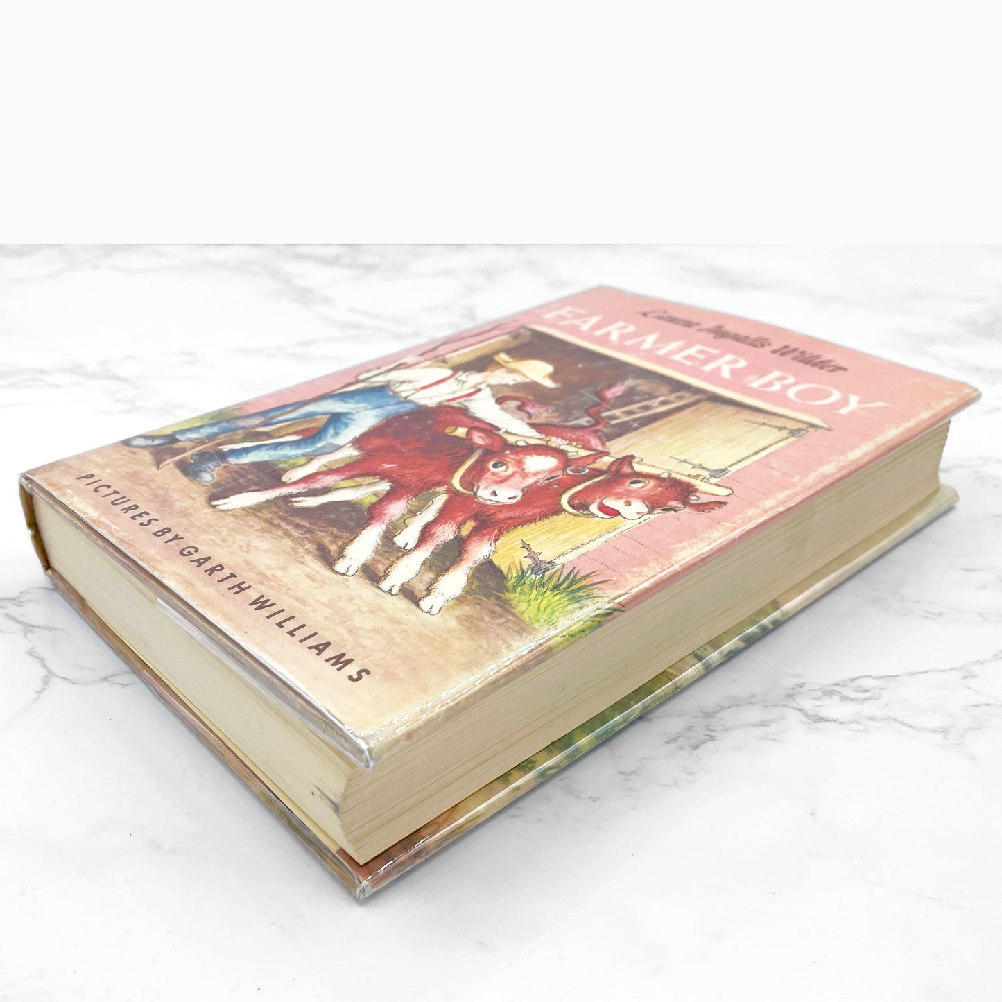 Farmer Boy by Laura Ingalls Wilder • Garth Williams [SECOND EDITION HARDCOVER] 1953 • Harper & Bros. • Little House #2