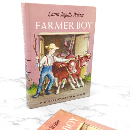 Farmer Boy by Laura Ingalls Wilder • Garth Williams [SECOND EDITION HARDCOVER] 1953 • Harper & Bros. • Little House #2