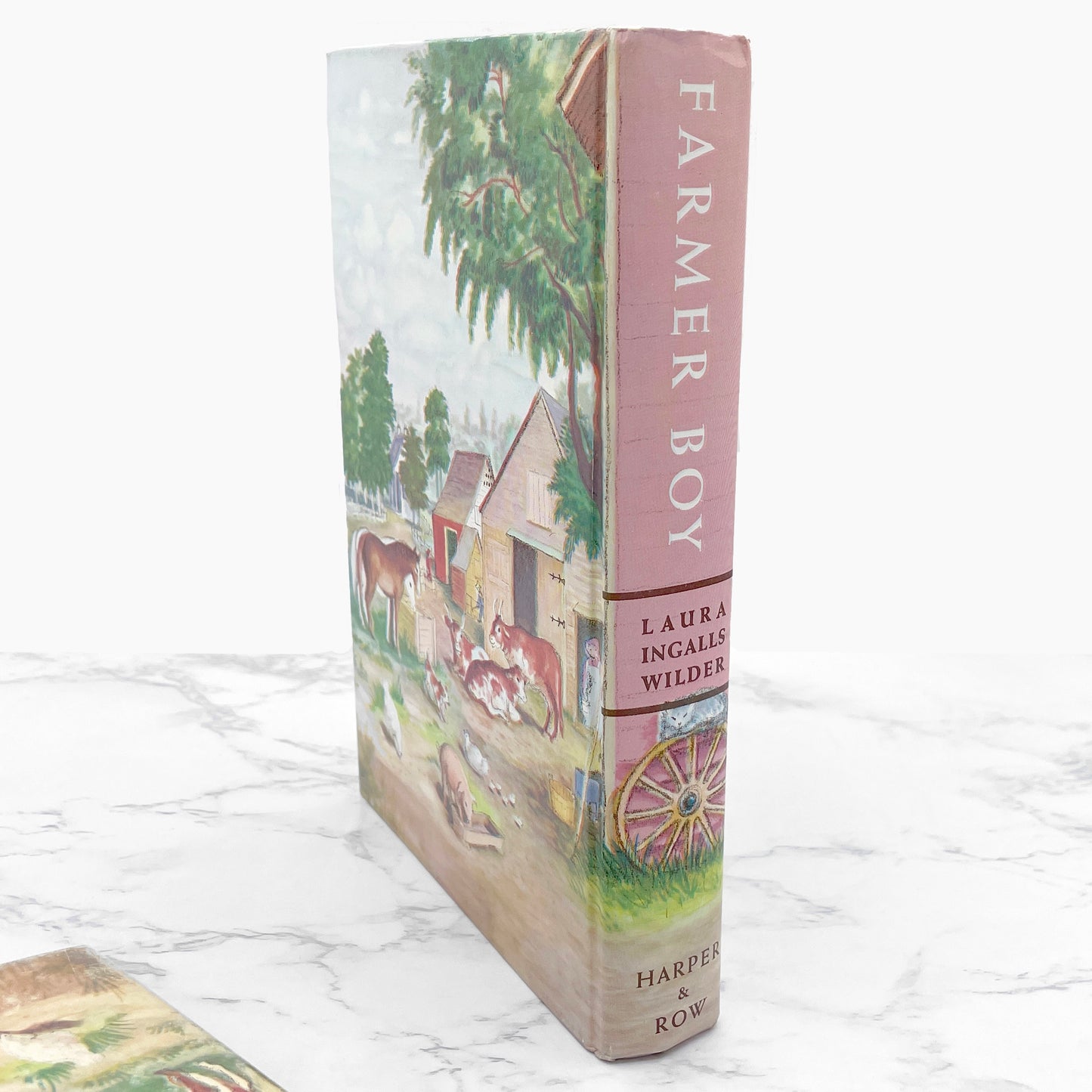 Farmer Boy by Laura Ingalls Wilder • Garth Williams [SECOND EDITION HARDCOVER] 1953 • Harper & Bros. • Little House #2