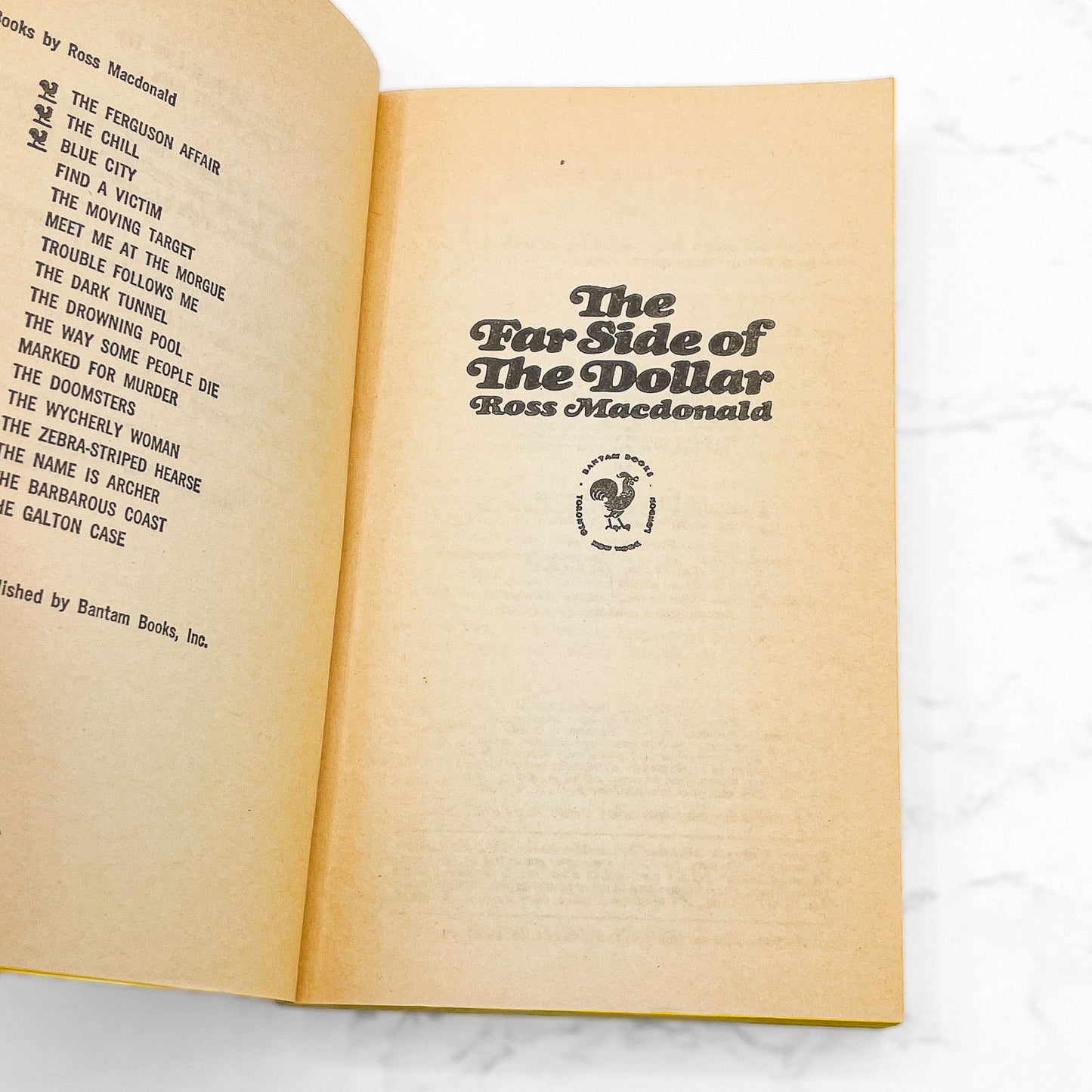 The Far Side of the Dollar by Ross Macdonald [FIRST PAPERBACK PRINTING] 1966 • Bantam