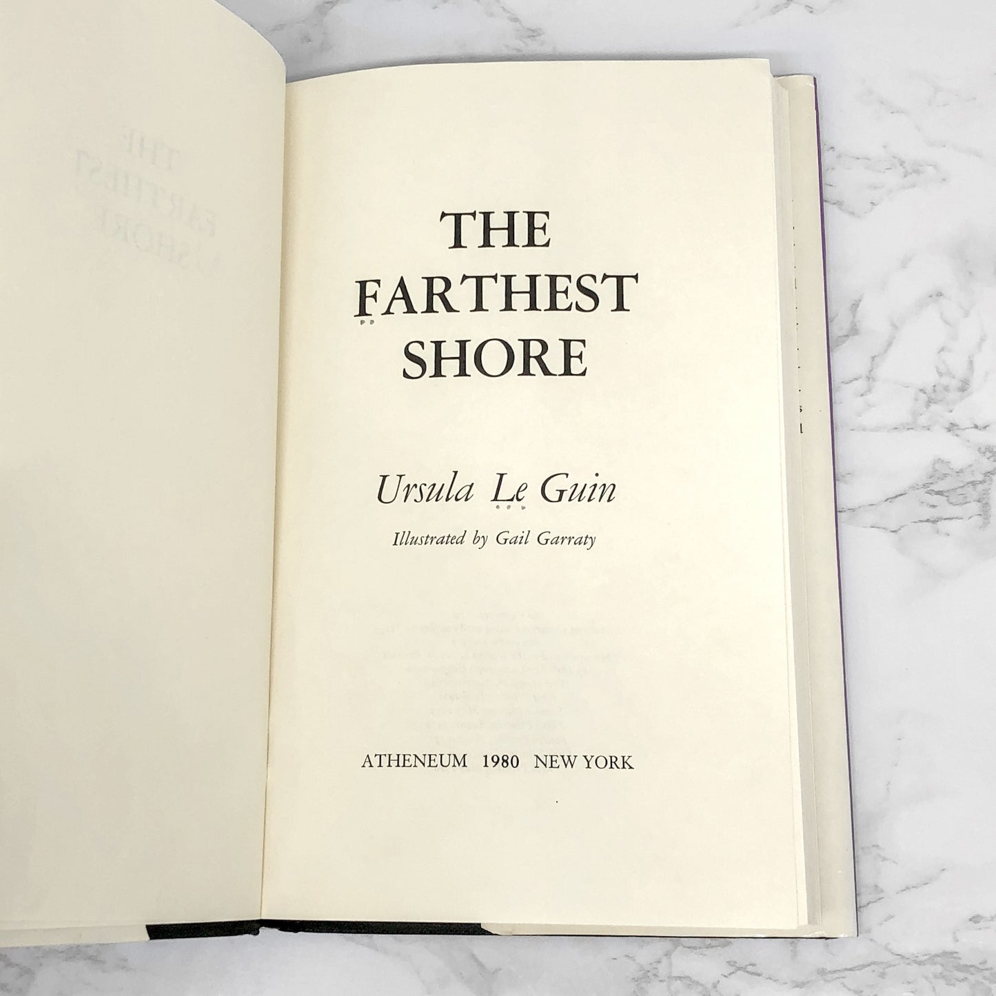 The Farthest Shore by Ursula K. Le Guin [FIRST EDITION] 1980 • Atheneum • Earthsea #3
