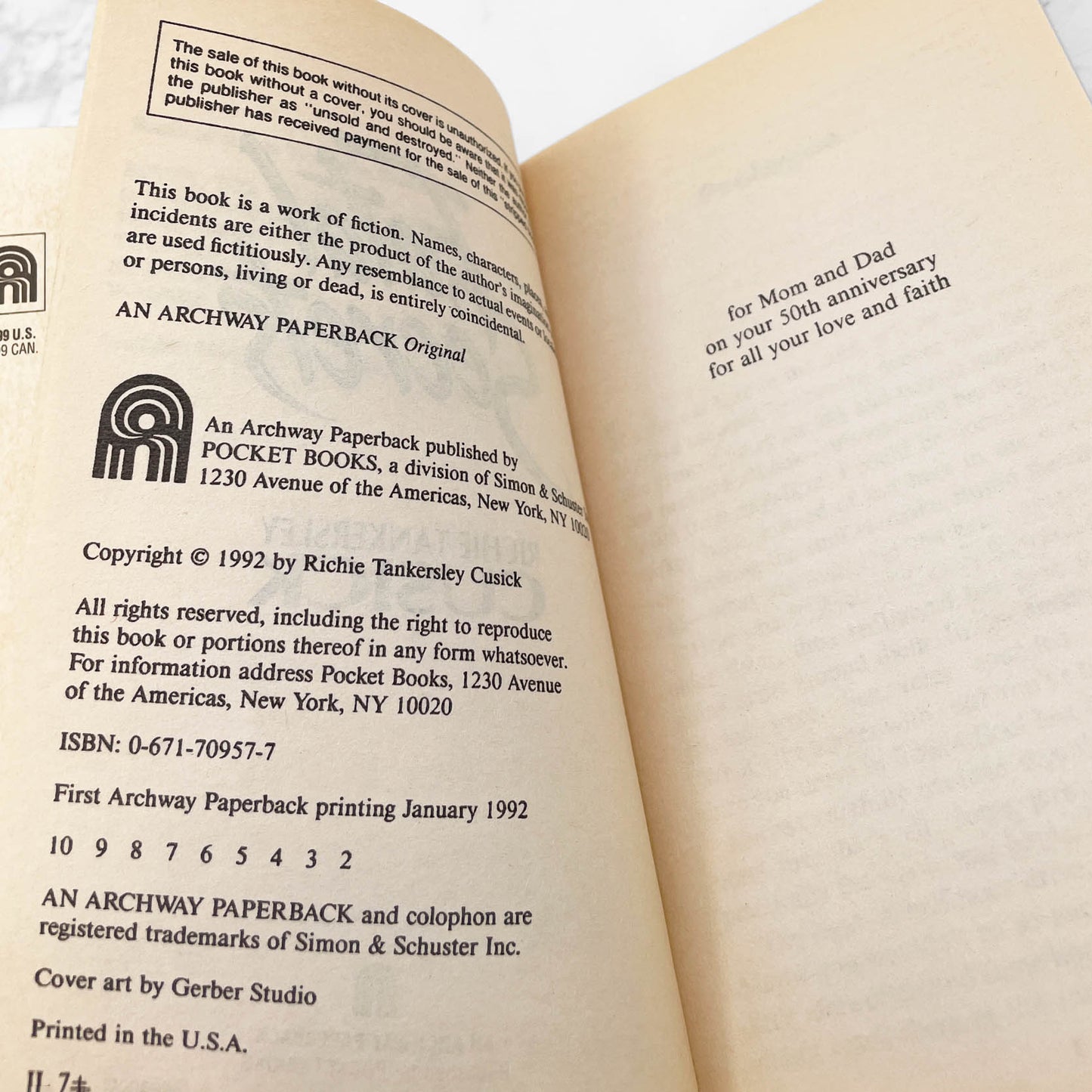 Fatal Secrets by Richie Tankersley Cusick [FIRST EDITION PAPERBACK] 1992 • Point Horror #24