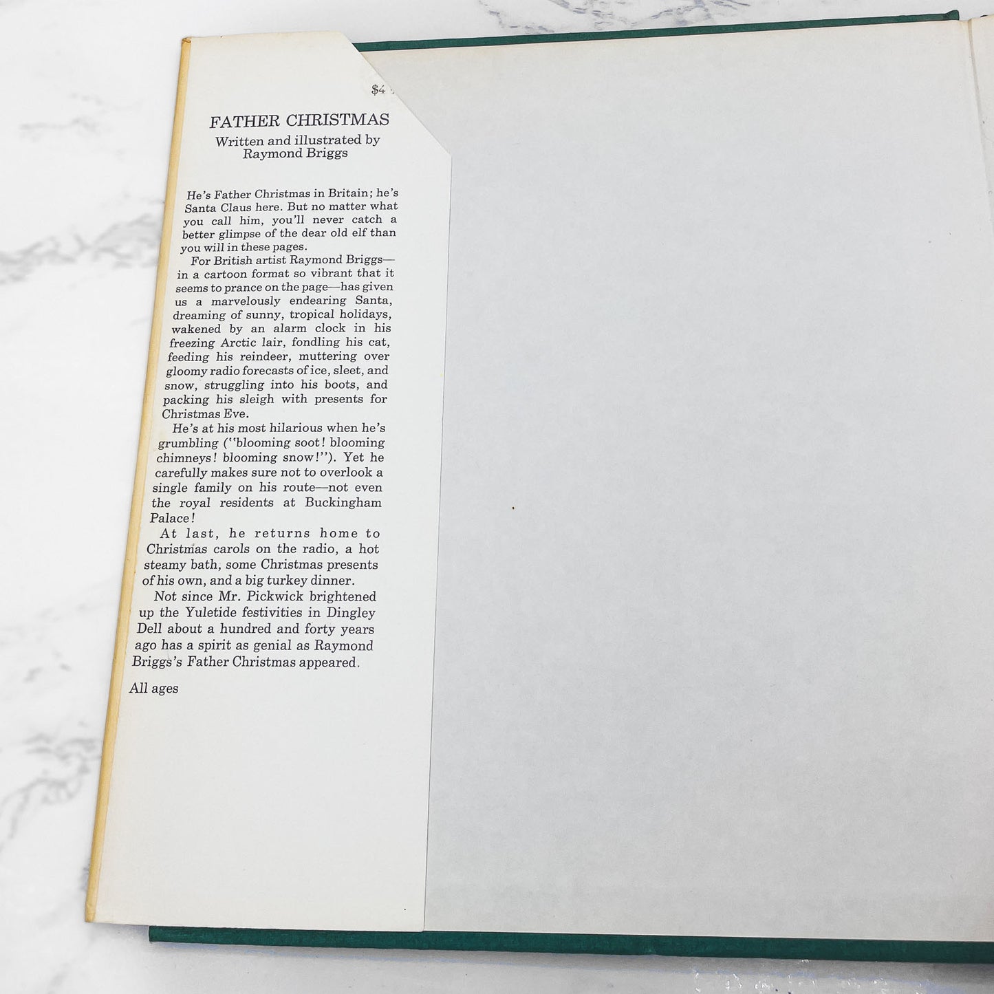 Father Christmas by Raymond Briggs [U.S. FIRST EDITION • FIRST PRINTING] 1973 • Coward McCann Geoghegan