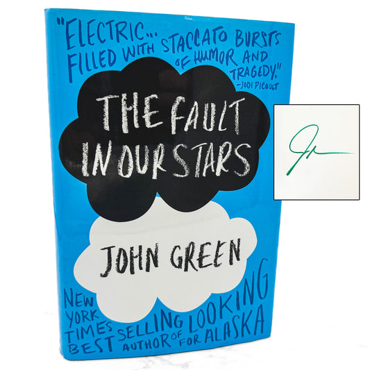 The Fault in Our Stars by John Green SIGNED! [FIRST EDITION • FIRST PRINTING] 2012 • Dutton
