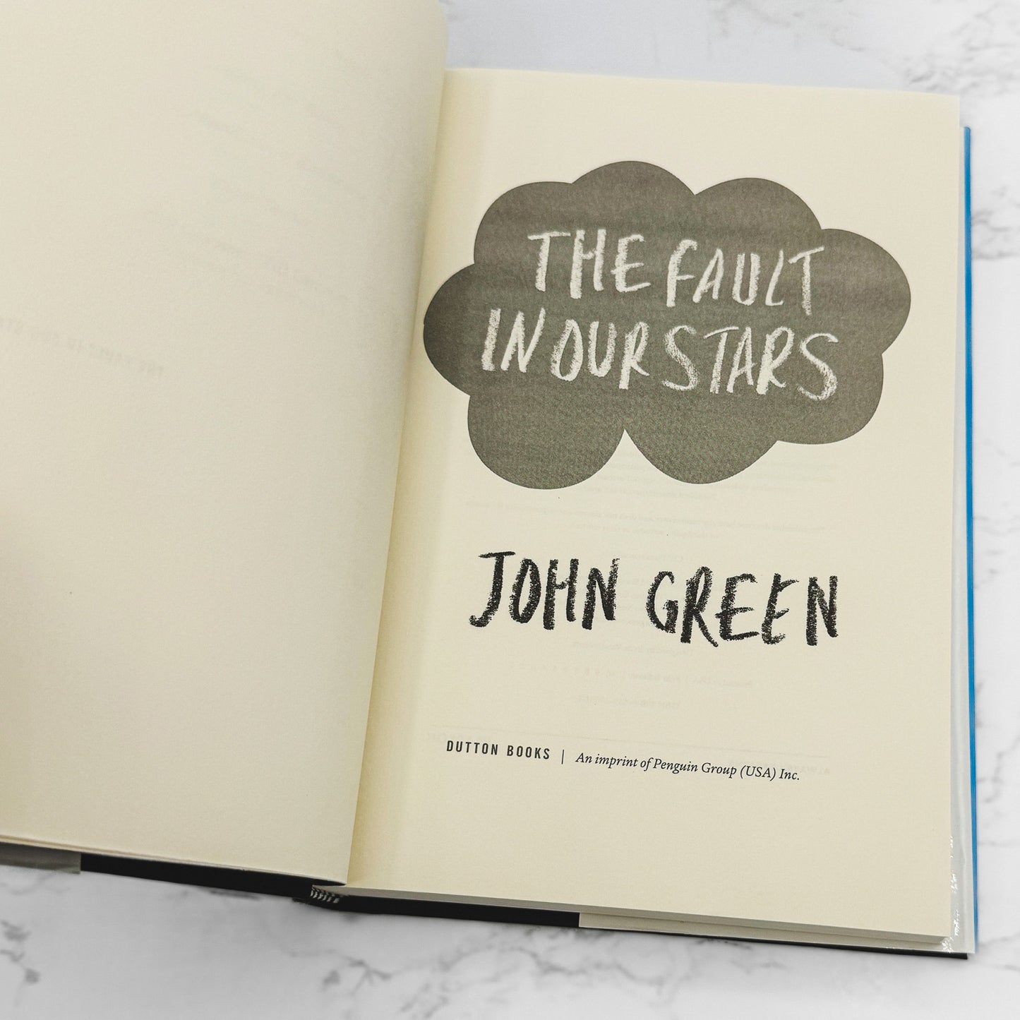 The Fault in Our Stars by John Green SIGNED! [FIRST EDITION • FIRST PRINTING] 2012 • Dutton
