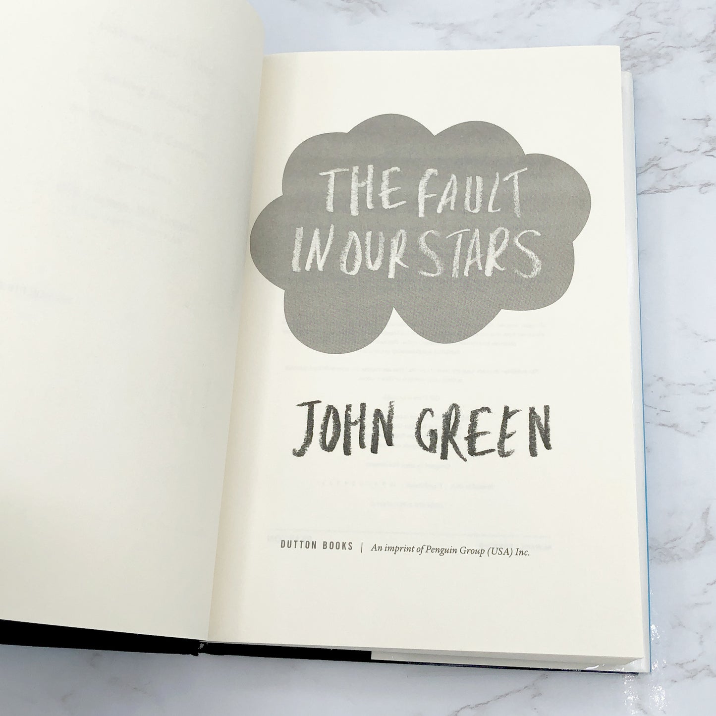 The Fault in Our Stars by John Green SIGNED! [FIRST EDITION • FIRST PRINTING] 2012 • Dutton