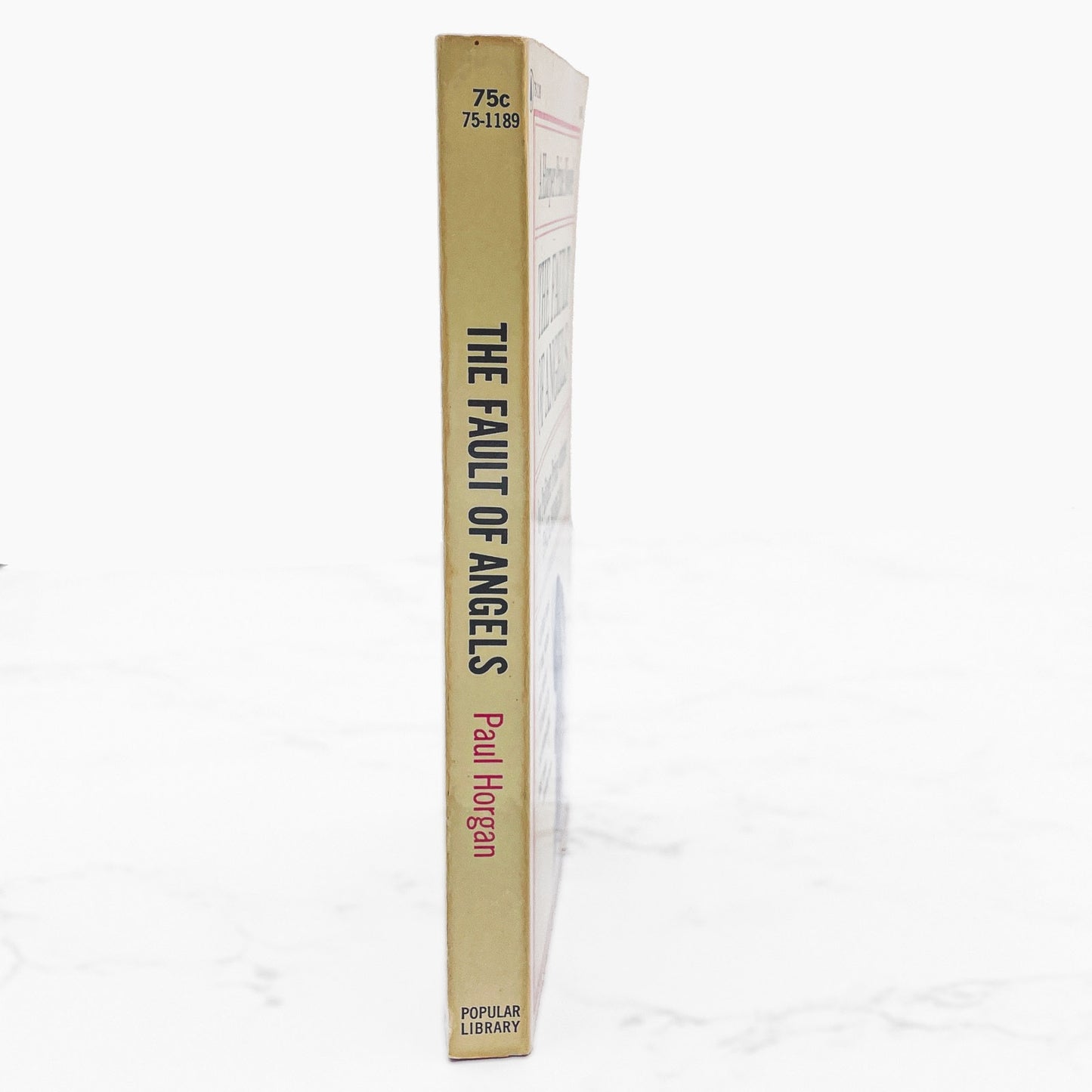 The Fault of Angels by Paul Horgan [FIRST PAPERBACK PRINTING] 1961 • Popular Library