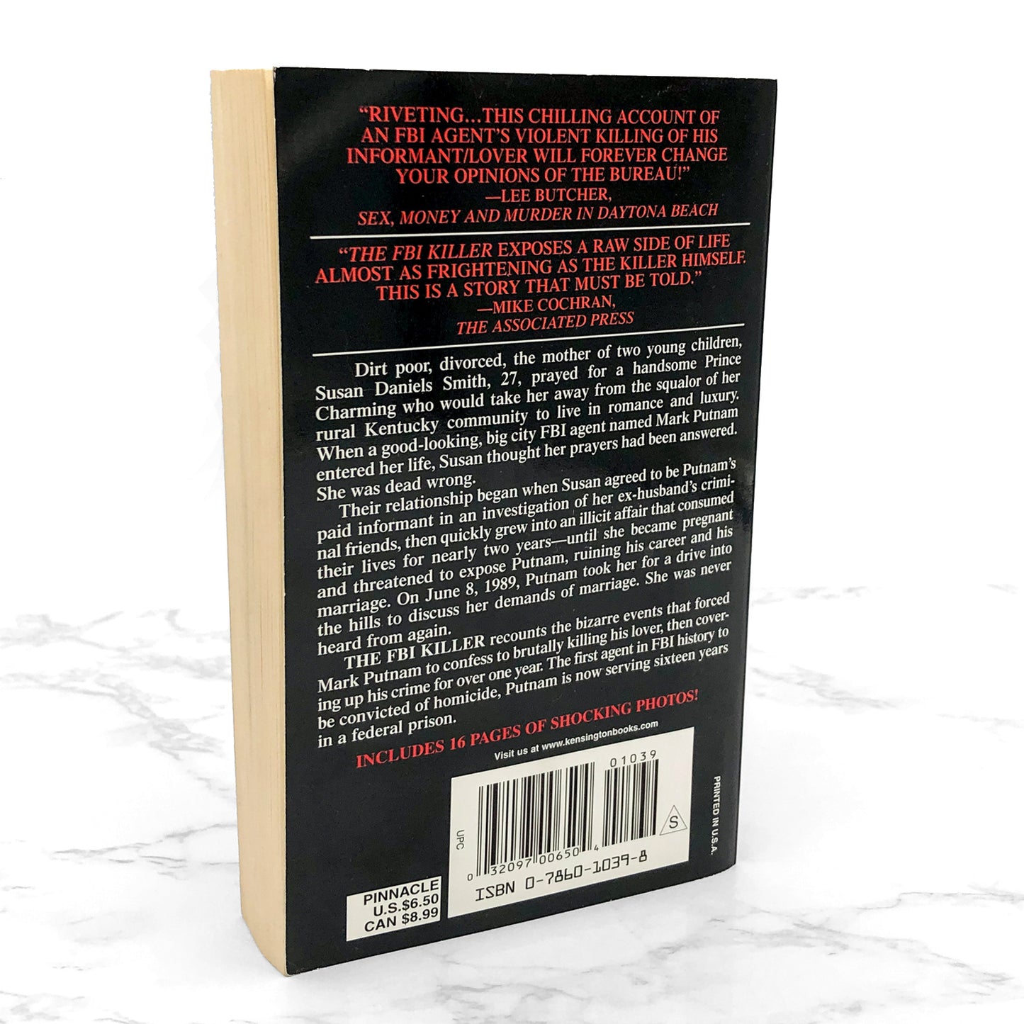 The FBI Killer by Aphrodite Jones [FIRST EDITION PAPERBACK] 1992 • Pinnacle True Crime
