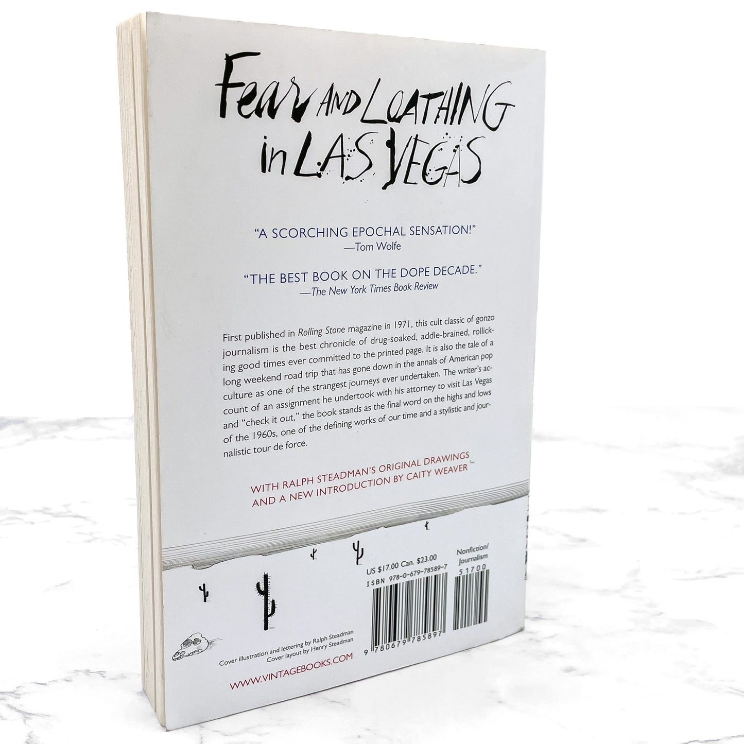 Fear and Loathing in Las Vegas by Hunter S. Thompson [50th ANNIVERSARY PAPERBACK] 2021 • Vintage Books