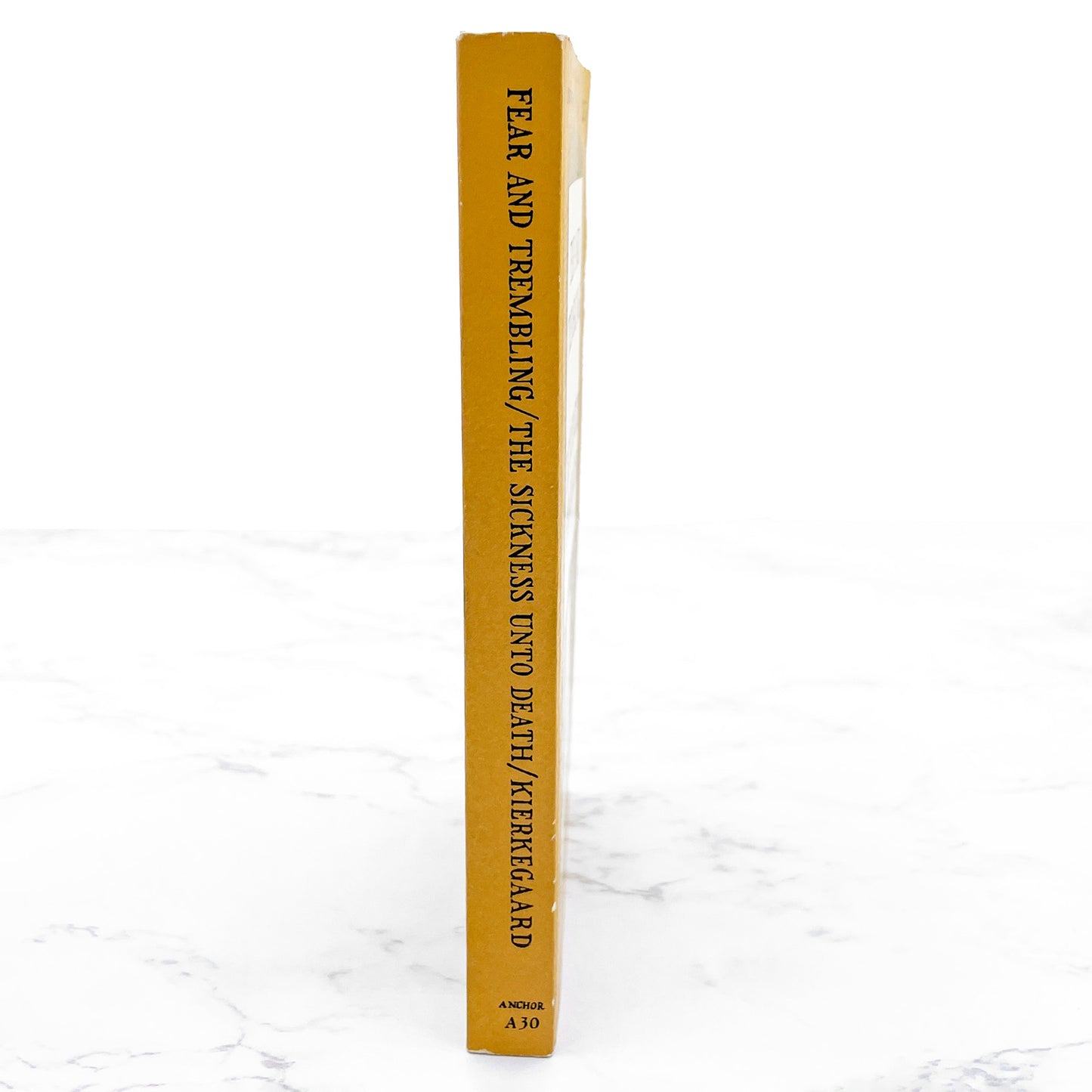 Fear and Trembling & The Sickness Unto Death by Søren Kierkegaard [FIRST U.S. PAPERBACK EDITION] 1954 • Anchor Books