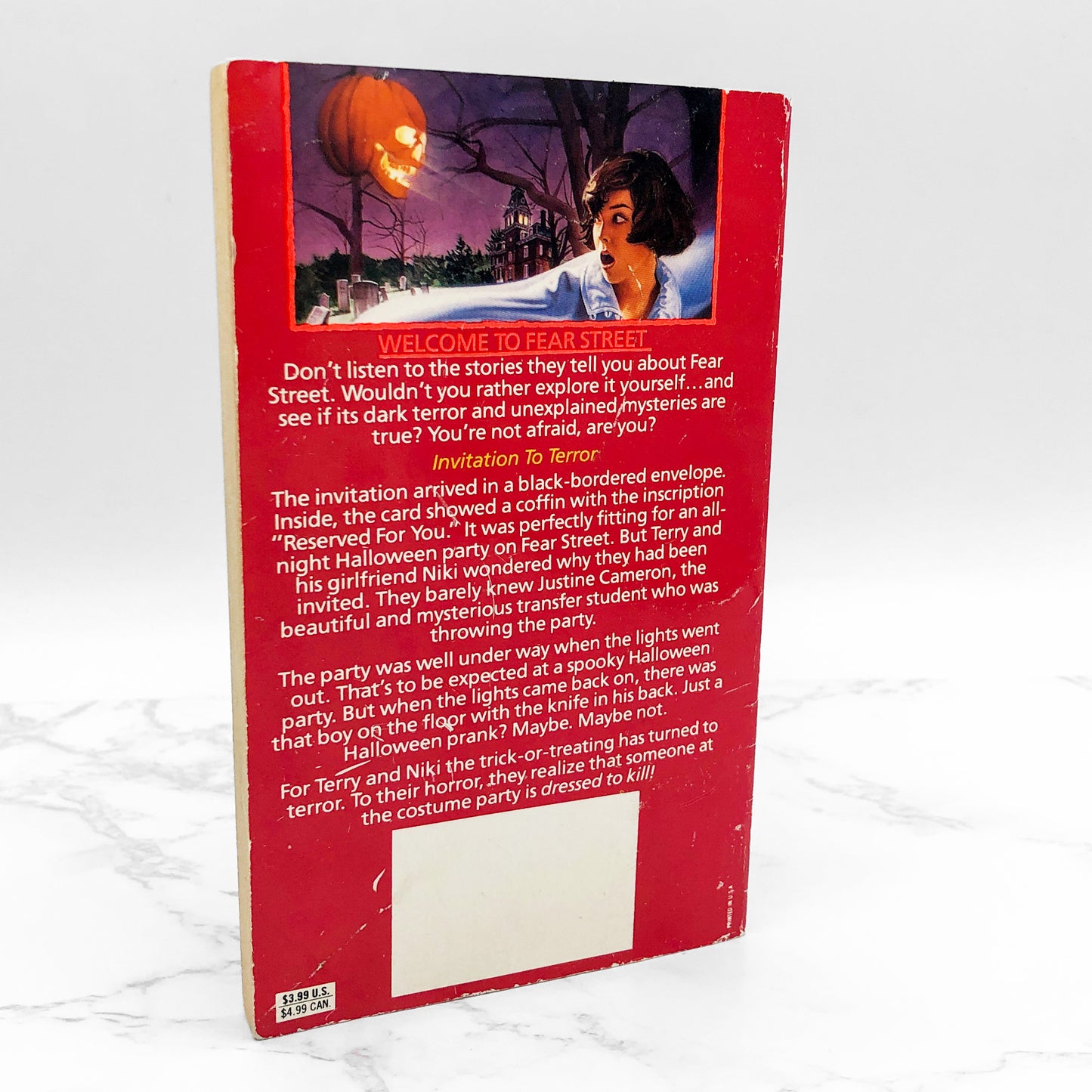 Fear Street #8: Halloween Party by R.L. Stine [1990 PAPERBACK]