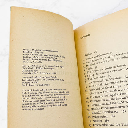 Fifty Years of Communism Theory and Practice (1917-1967) by G. F. Hudson [U.K. PAPERBACK] 1972 • Pelican