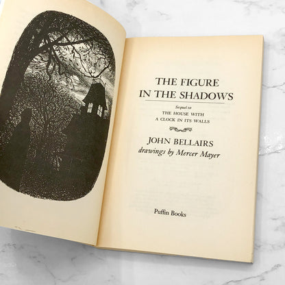 The Figure in the Shadows by John Bellairs [TRADE PAPERBACK] 1993 • Puffin