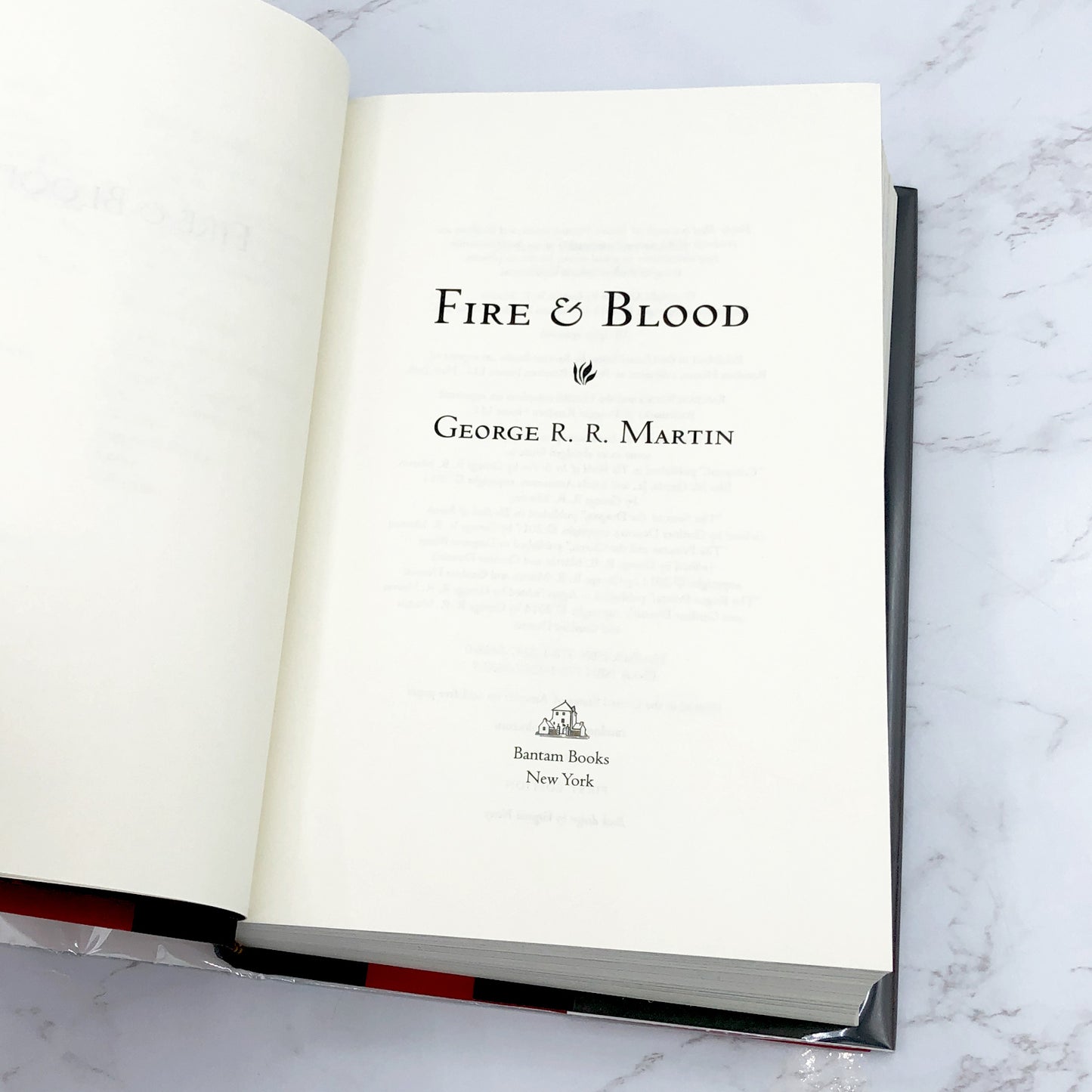 Fire & Blood by George R.R. Martin [FIRST EDITION • FIRST PRINTING] 2018 • Bantam