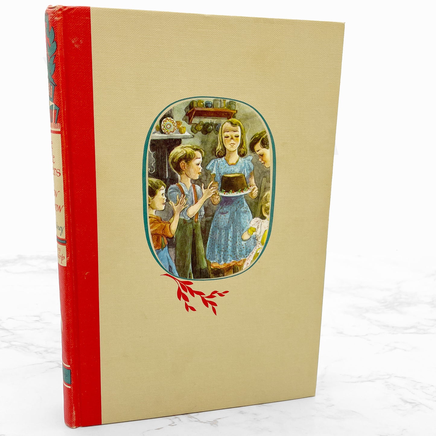 Five Little Peppers & How They Grew by Margaret Sidney w. color illustrations by William Sharp [ANTIQUE ILLUSTRATED HARDCOVER] 1948 • Grosset & Dunlap