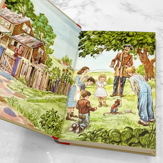 Five Little Peppers & How They Grew by Margaret Sidney w. color illustrations by William Sharp [ANTIQUE ILLUSTRATED HARDCOVER] 1948 • Grosset & Dunlap