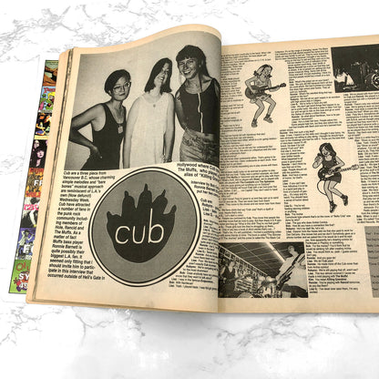 FLIPSIDE Magazine [ISSUE #94 • FEB. 1995 ] • Alt / Punk Zine • N.Y. Loose + Cake / Cub / Unwritten Law / They Might Be Giants