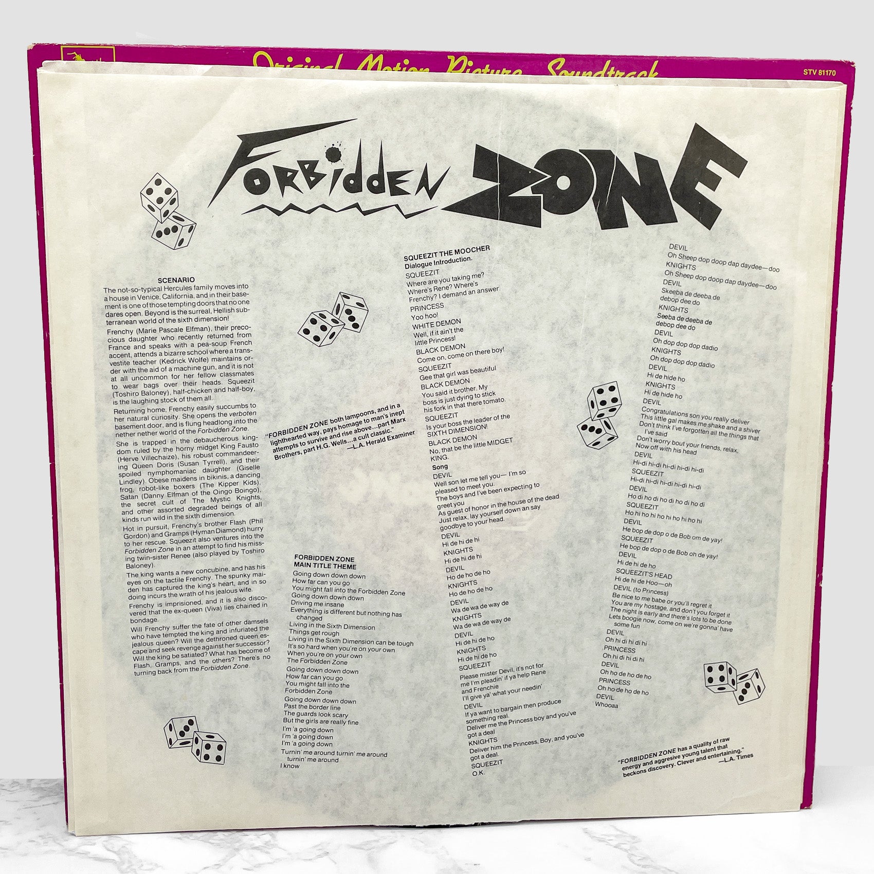 Forbidden Zone – Original Motion Picture Soundtrack by Danny Boyle