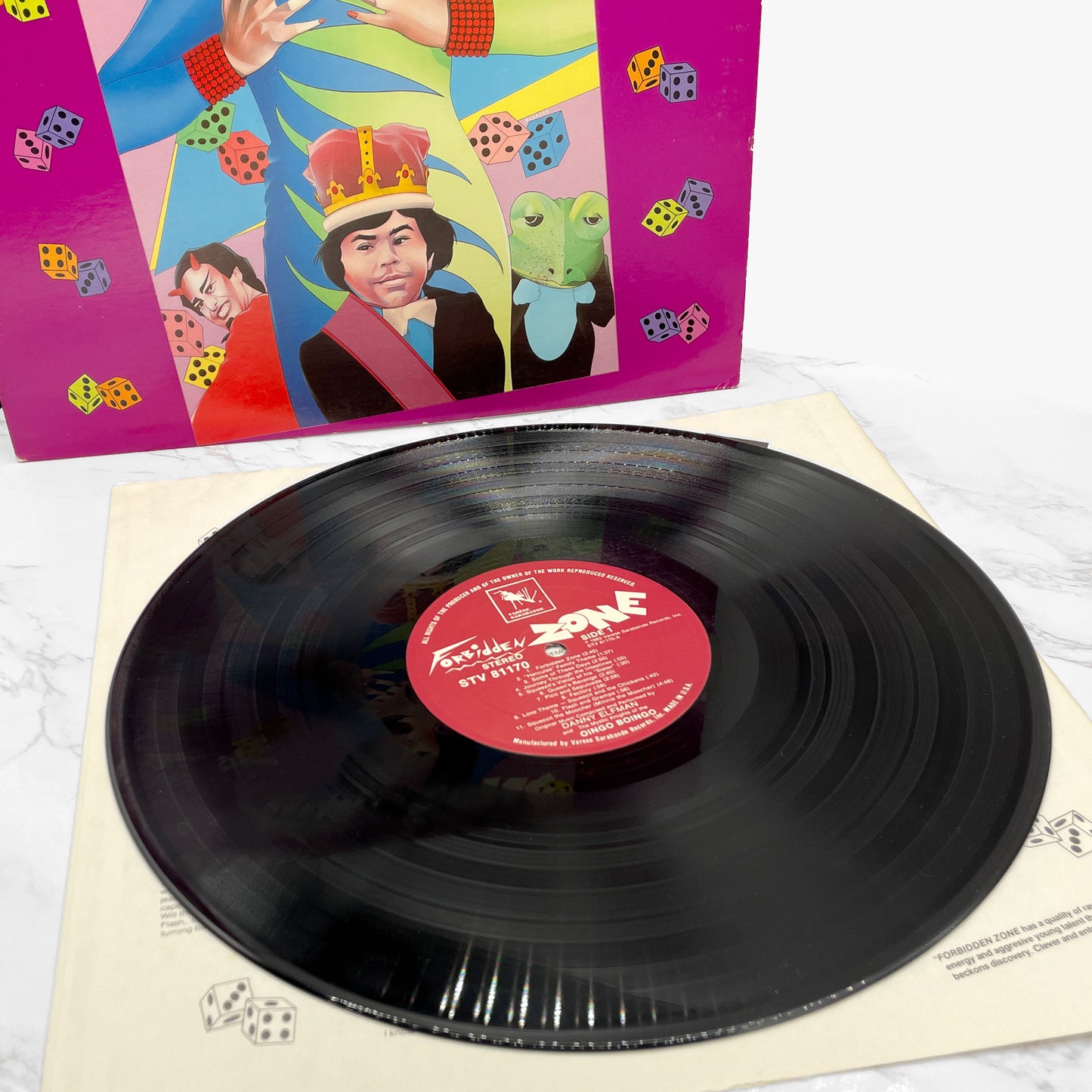 Forbidden Zone – Original Motion Picture Soundtrack by Danny Boyle & Oingo Boingo [VINYL LP] 1983 • First Pressing! •  Varèse Sarabande