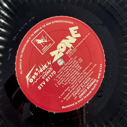 Forbidden Zone – Original Motion Picture Soundtrack by Danny Boyle & Oingo Boingo [VINYL LP] 1983 • First Pressing! •  Varèse Sarabande