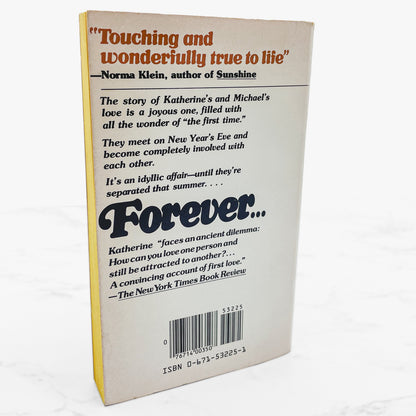 Forever... by Judy Blume [FIRST PAPERBACK EDITION] 1976 • Pocket • Later Print