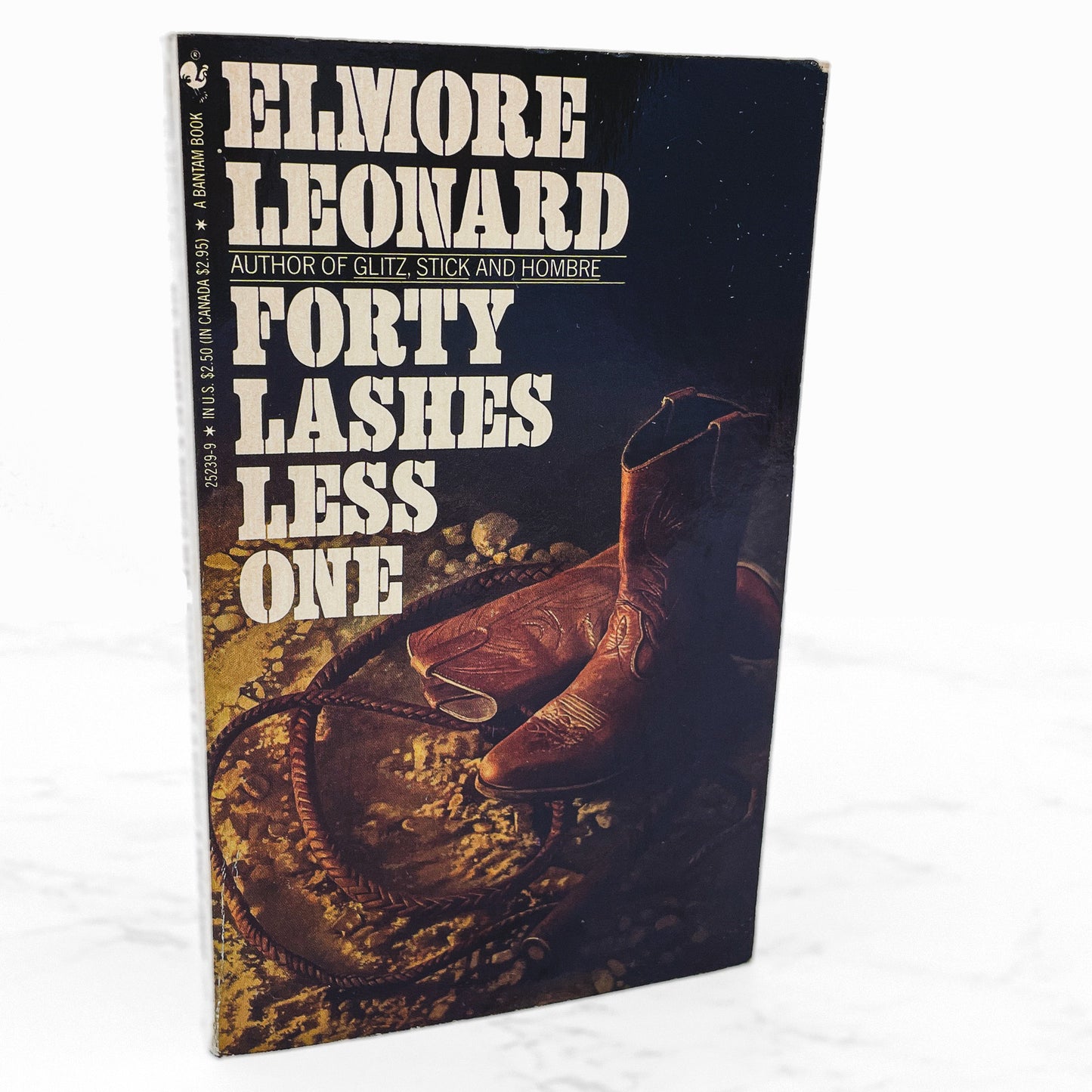 Forty Lashes Less One by Elmore Leonard [1985 PAPERBACK] Bantam