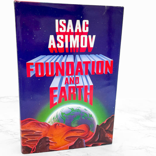 Foundation and Earth by Isaac Asimov [1986 HARDCOVER] Doubleday • Foundation #5