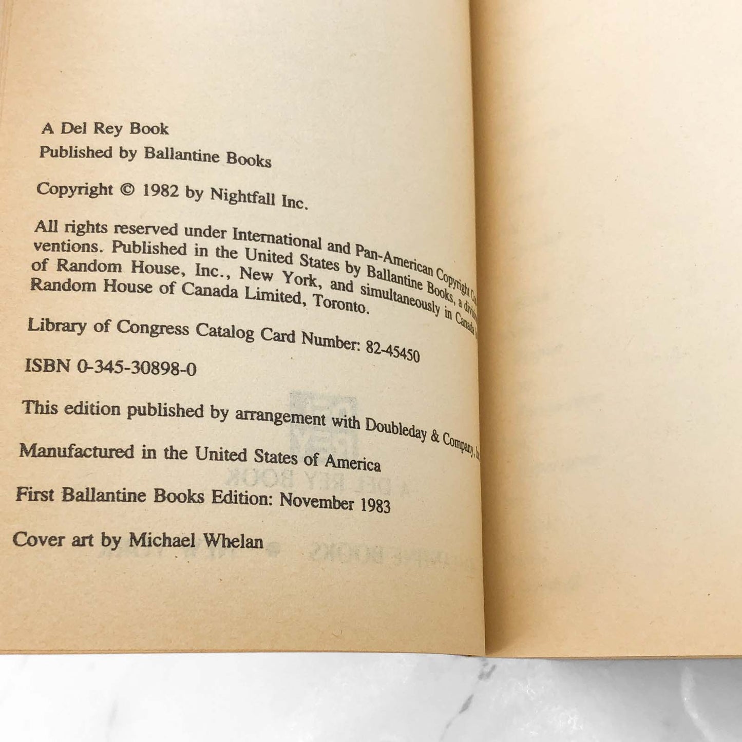 Foundation's Edge by Isaac Asimov [FIRST PAPERBACK PRINTING] 1983 • Del-Rey