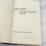 Foundation's Edge by Isaac Asimov [1982 HARDCOVER] BCE • Doubleday & Company