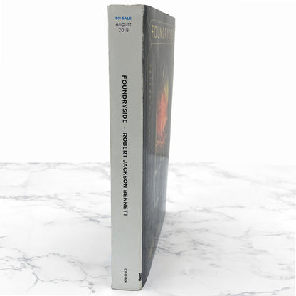 Foundryside by Robert Jackson Bennett SIGNED! [UNCORRECTED PROOF] • Crown