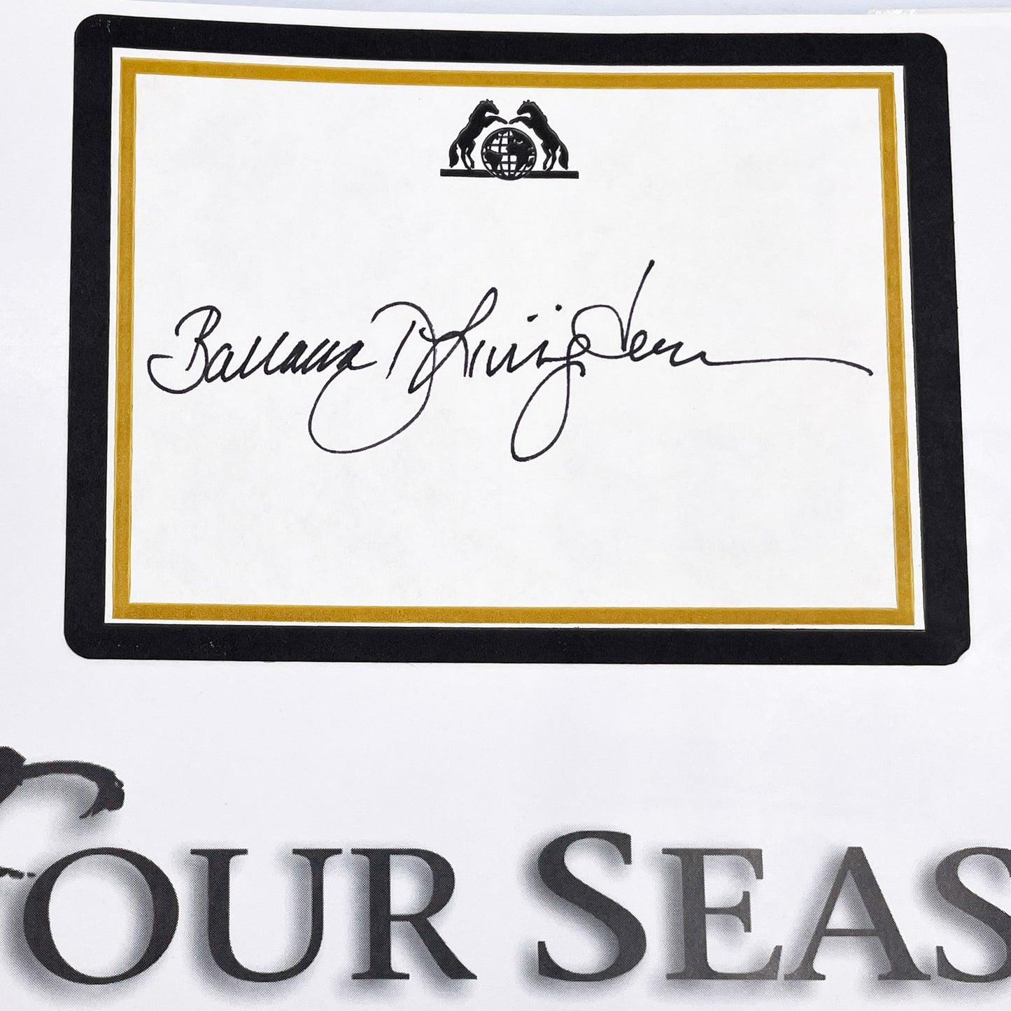 Four Seasons of Racing: A Year in Photographs by Barbara D. Livingston SIGNED! [FIRST EDITION] 1998