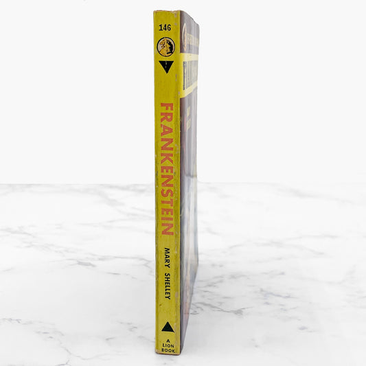 Frankenstein by Mary Shelley [1953 PAPERBACK] • Lion Books • Rare Robert Maguire Cover