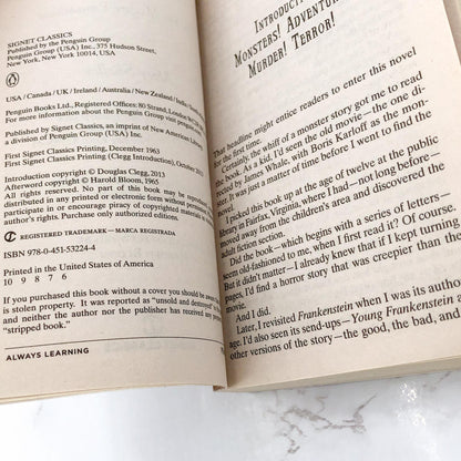 Frankenstein by Mary Shelley [2013 PAPERBACK] • Signet Classics