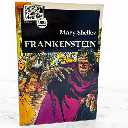 Frankenstein by Mary Shelley & Otto Binder [ILLUSTRATED TRADE PAPERBACK] 1973 Graphic Novel • Now Age