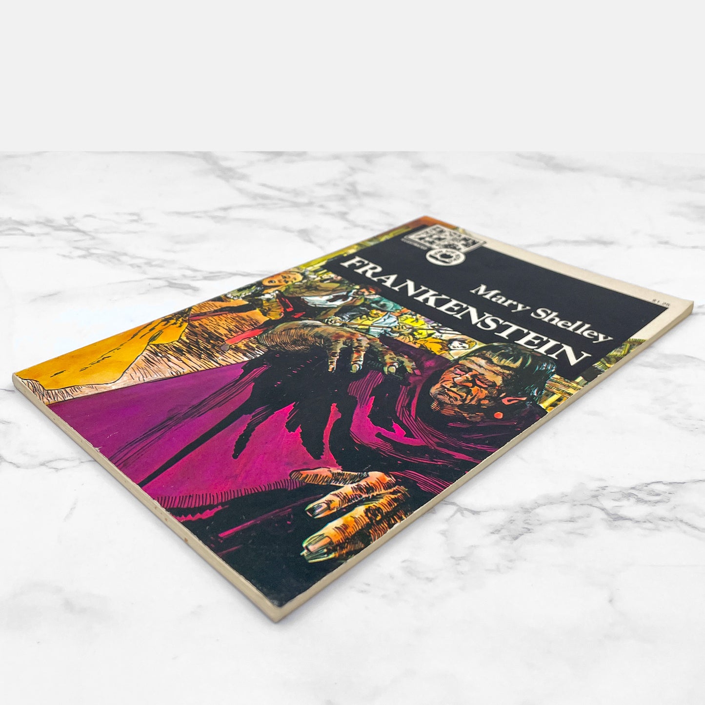 Frankenstein by Mary Shelley & Otto Binder [ILLUSTRATED TRADE PAPERBACK] 1973 Graphic Novel • Now Age