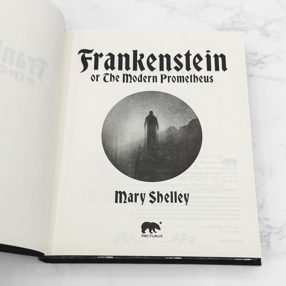 Frankenstein (or the Modern Prometheus) by Mary Shelley [U.K. HARDCOVER] 2024 • Arcturus