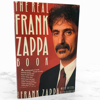 The Real Frank Zappa Book by Frank Zappa [FIRST EDITION PAPERBACK] 1989 • Poseidon Press