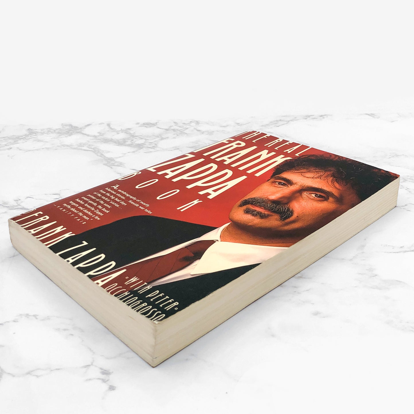 The Real Frank Zappa Book by Frank Zappa [FIRST EDITION PAPERBACK] 1989 • Poseidon Press