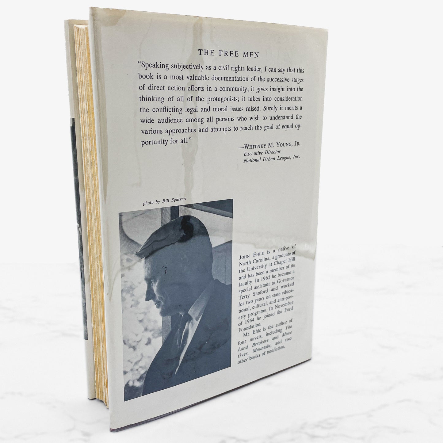 The Free Men by John Ehle SIGNED! [FIRST EDITION] 1965 • Harper & Row