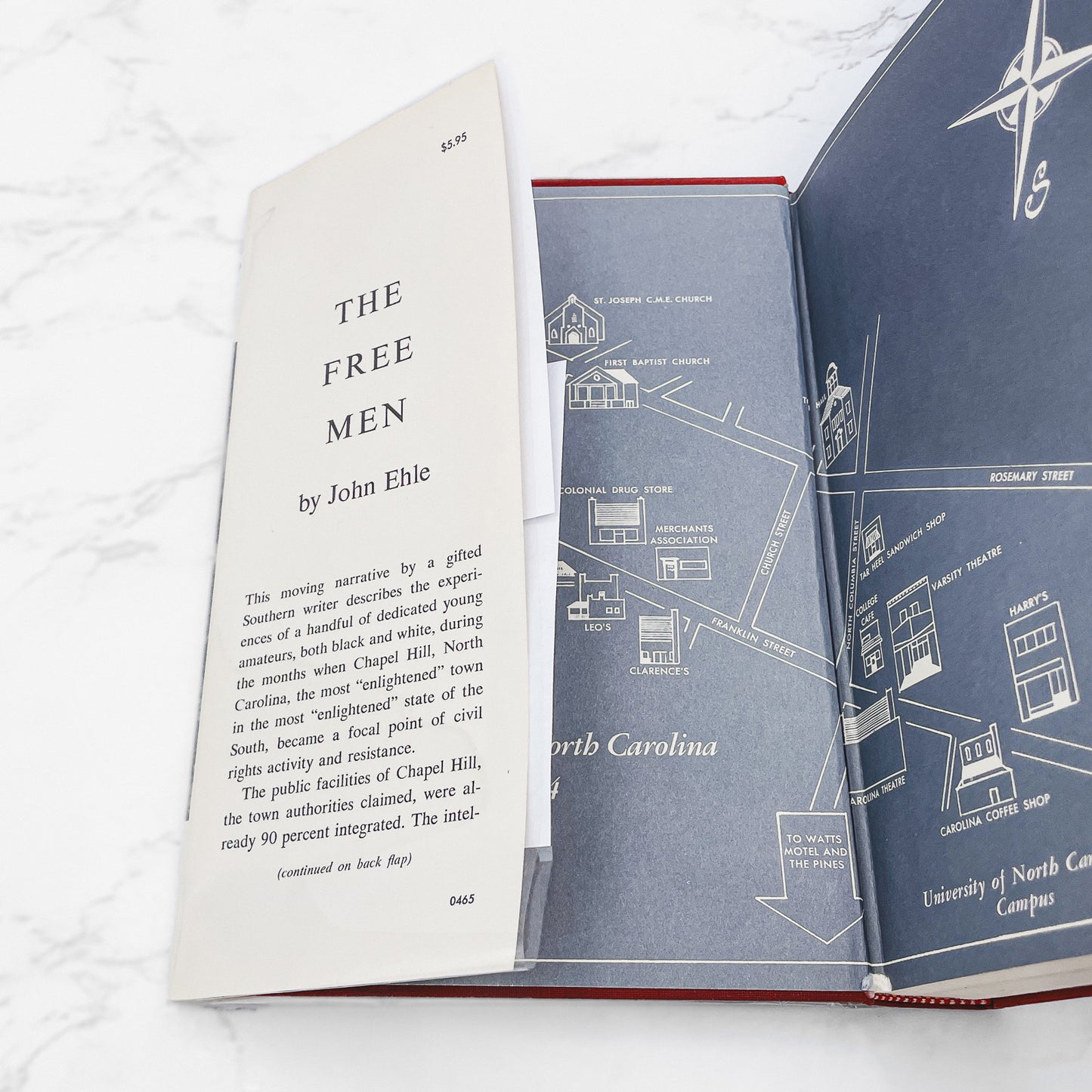 The Free Men by John Ehle SIGNED! [FIRST EDITION] 1965 • Harper & Row