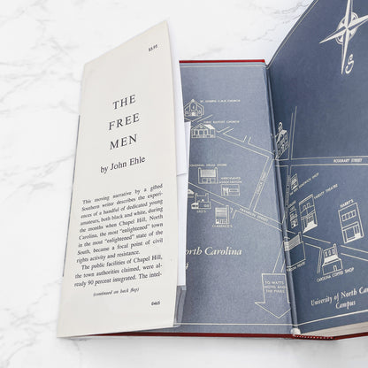 The Free Men by John Ehle SIGNED! [FIRST EDITION] 1965 • Harper & Row