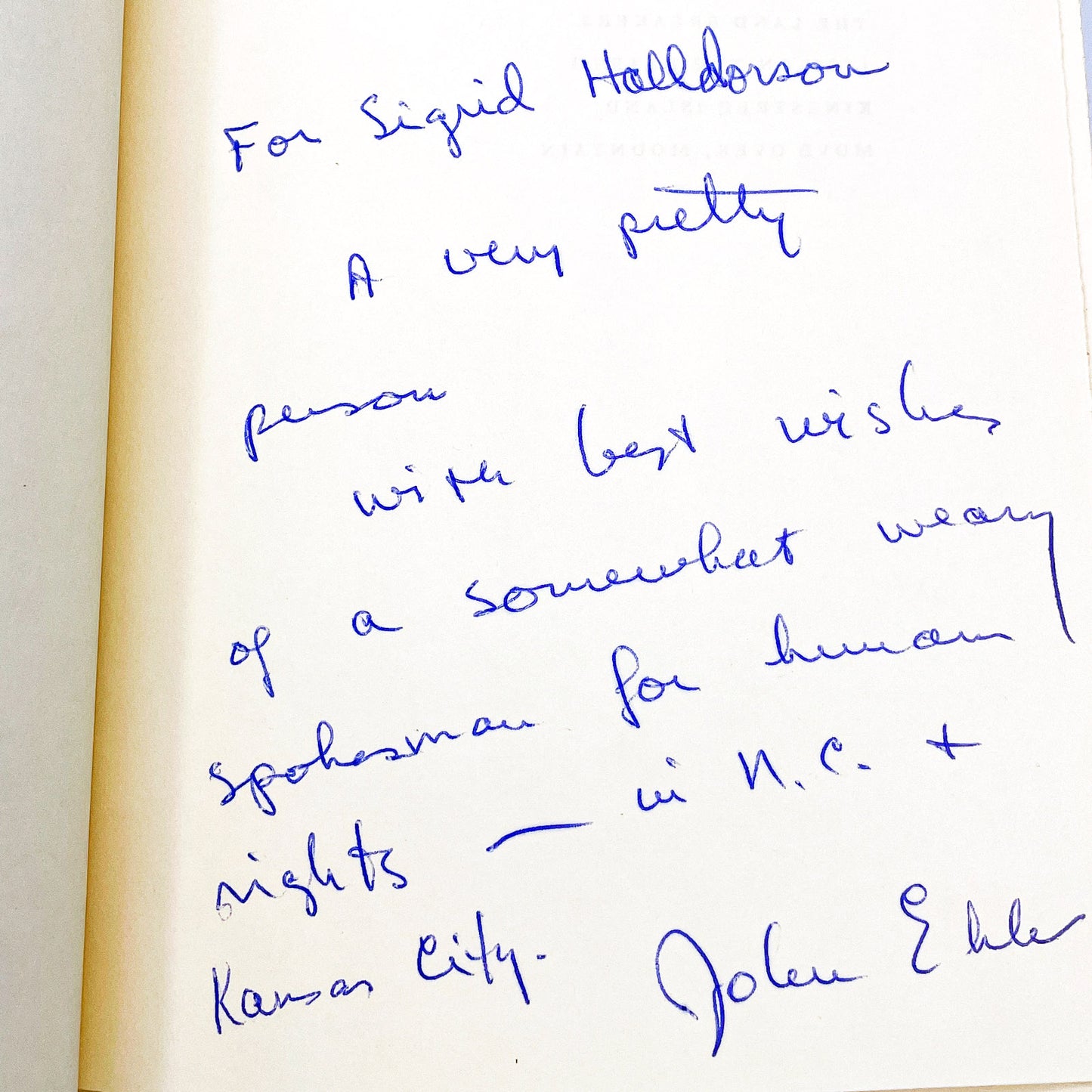 The Free Men by John Ehle SIGNED! [FIRST EDITION] 1965 • Harper & Row