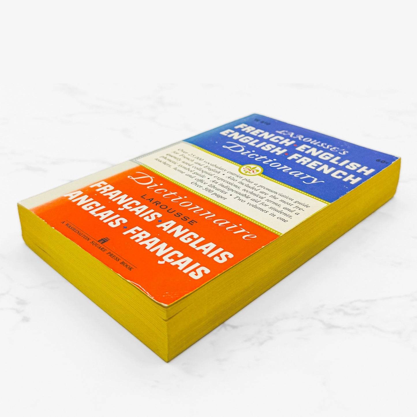 Larousse's French-English / English-French Dictionary [1962 PAPERBACK] • Washington Square Press