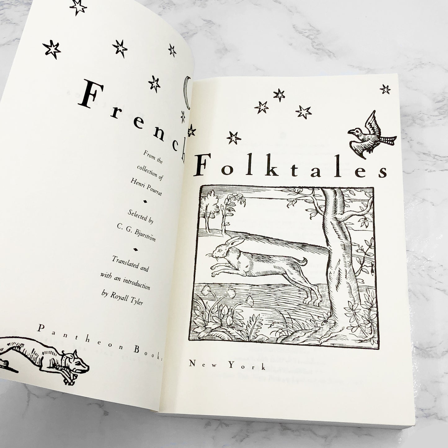 French Folktales by Henri Pourrat [FIRST U.S. PAPERBACK PRINTING] 1993 • Pantheon Folklore