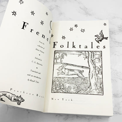French Folktales by Henri Pourrat [FIRST U.S. PAPERBACK PRINTING] 1993 • Pantheon Folklore
