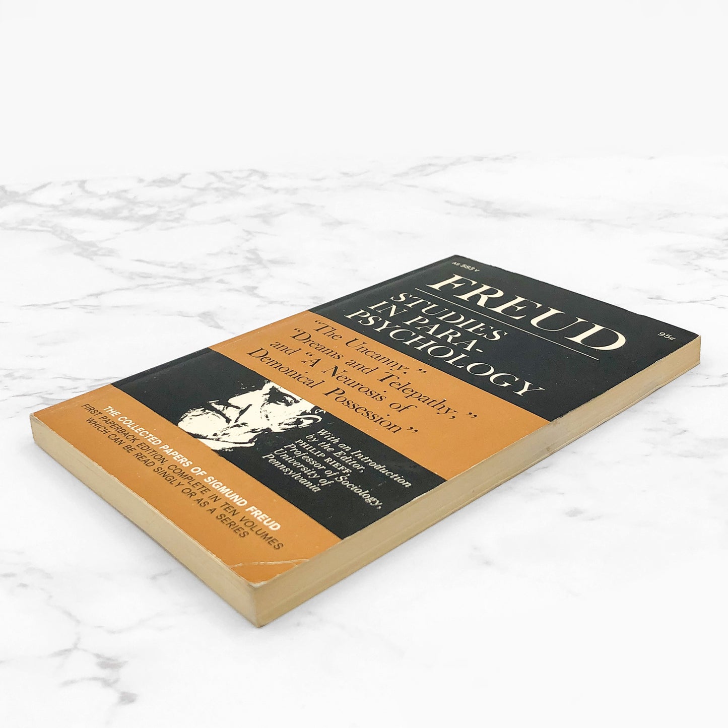 Studies in Parapsychology by Sigmund Freud [FIRST PAPERBACK PRINTING] 1963 • Collier