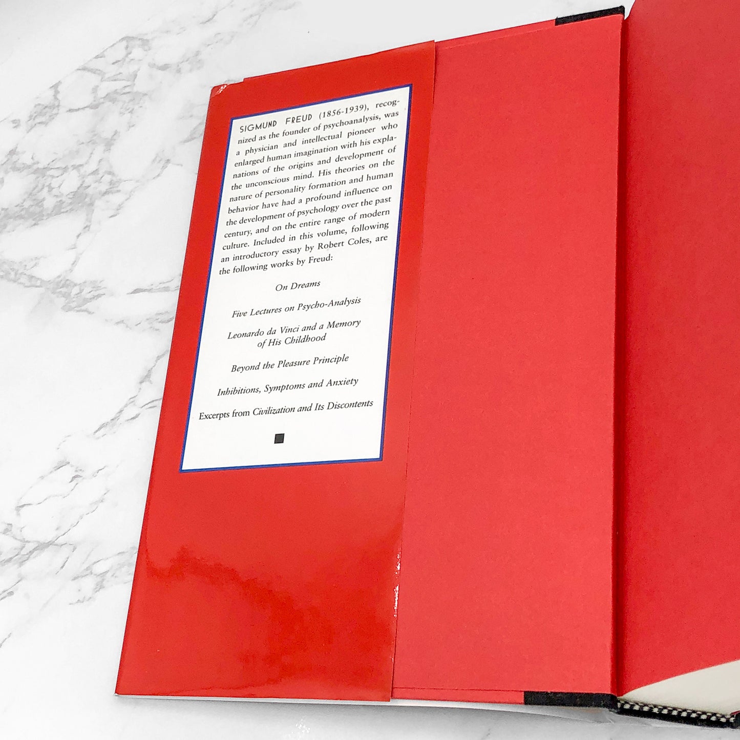 Selected Writings by Sigmund Freud [HARDCOVER OMNIBUS] 1996 • 1st Thus • BOMC