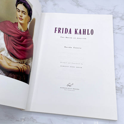 Frida Kahlo: Brush of Anguish by Martha Zamora [TRADE PAPERBACK FIRST EDITION] 1990 • Chronicle