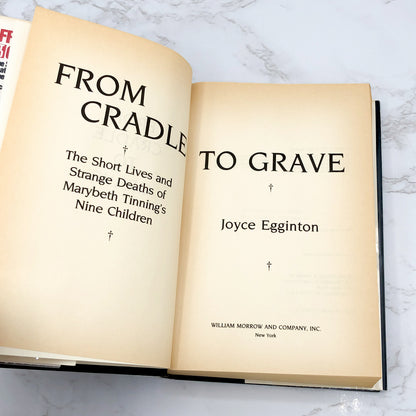 From Cradle to Grave by Joyce Egginton [BCE HARDCOVER] 1989 • William Morrow